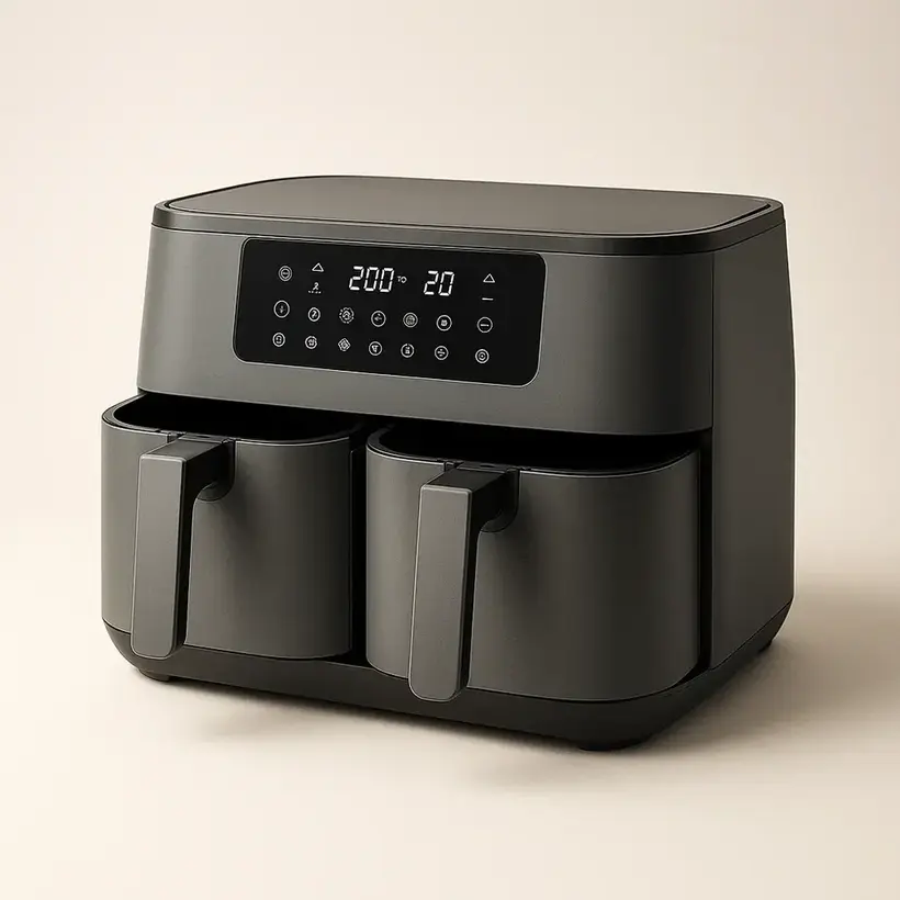 Çift Hazneli Airfryer 9 L