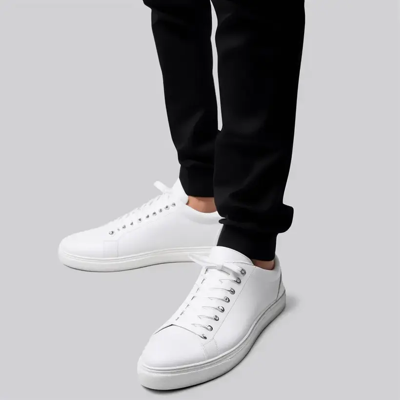 Low Top Deri Sneaker